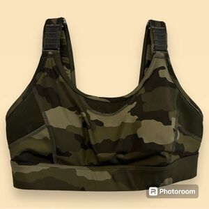 Duluth Trading Company Camo Adjustable Sports Bra Size Small